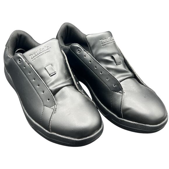 ? TredSafe Men 14 Slip Resistant Blk Work Shoes EnduroPro Anti-Fatigue Kitchen! main image 9